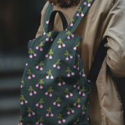 BESCHICHTETE BAUMWOLLE KIRSCHEN PFIRSICH (thumbnail) #7