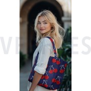 COATED COTTON CHERRIES PINK (thumbnail) #7