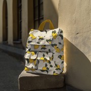 TOILE DÉCORATION ENDUIT LIN LOOK CITRONS NATUREL (thumbnail) #7